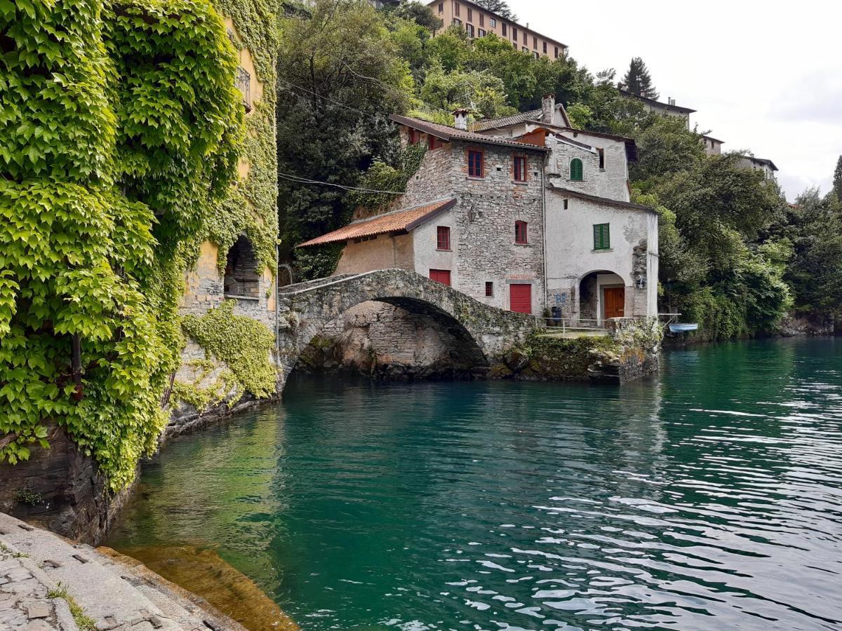 Casa Con Vista Lago A Nesso Buitenkant foto